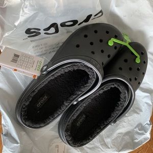 Crocs Classic Lined Clog Men’s 13 Black